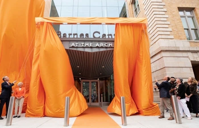 Barnes Center at The Arch during celebration event